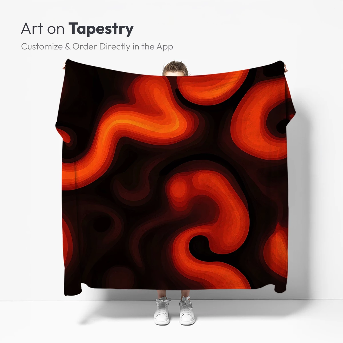 Fiery Serpent Dance: Abstract Flames in Motion - Image 5