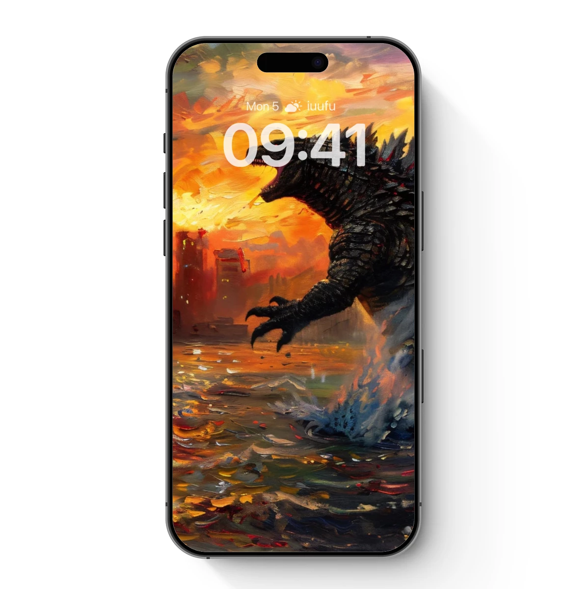Godzilla's Sunset Rampage: Urban Chaos Meets Mythical Beast