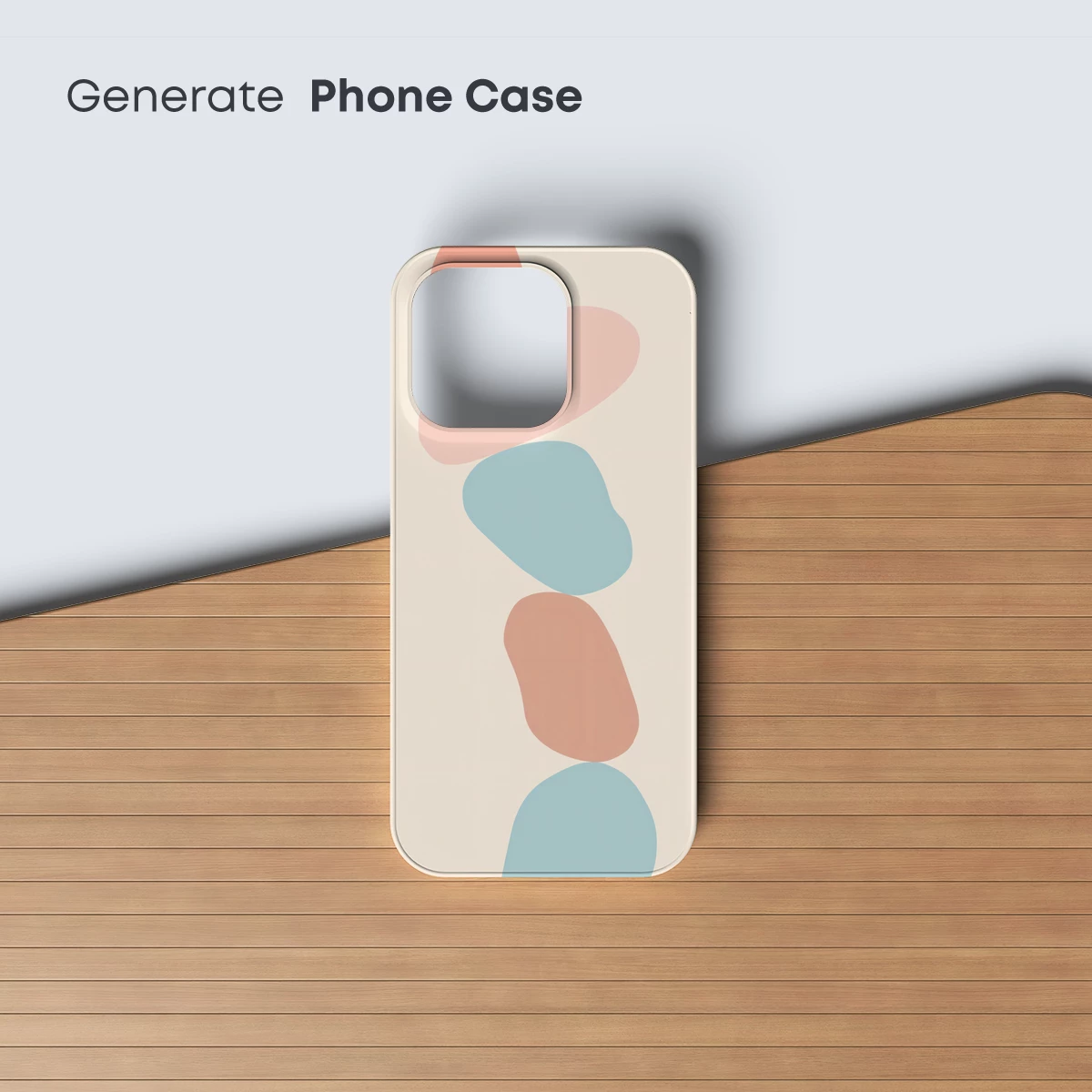 Abstract Pebble Harmony: Soft Pastel Elegance - Image 3