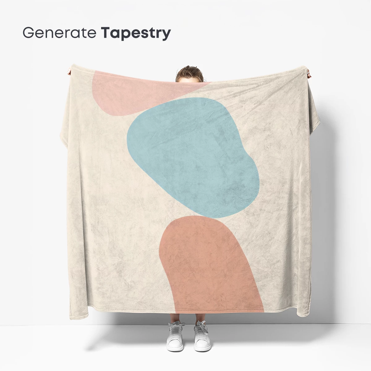 Abstract Pebble Harmony: Soft Pastel Elegance - Image 5