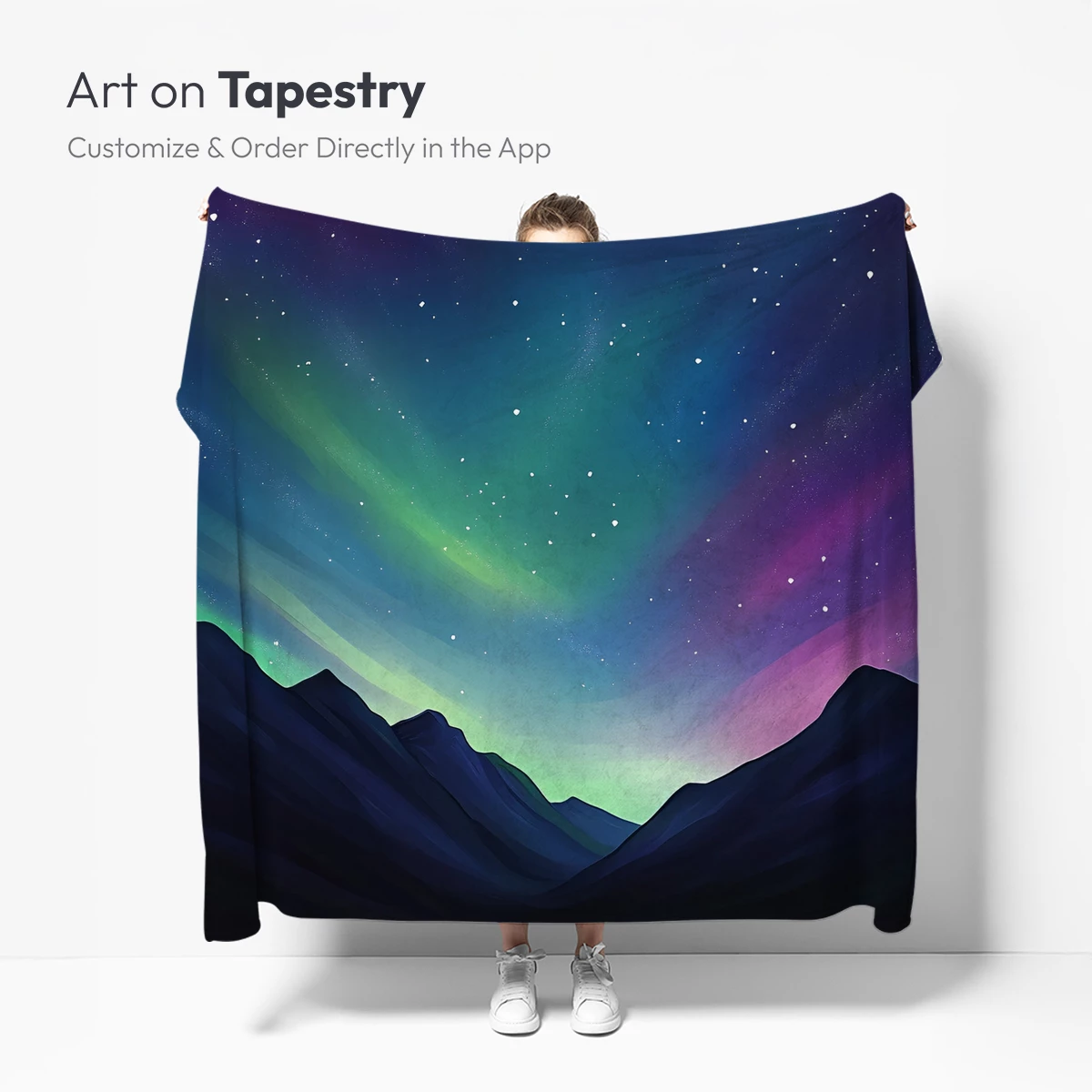 Aurora Over Midnight Mountains - Image 5