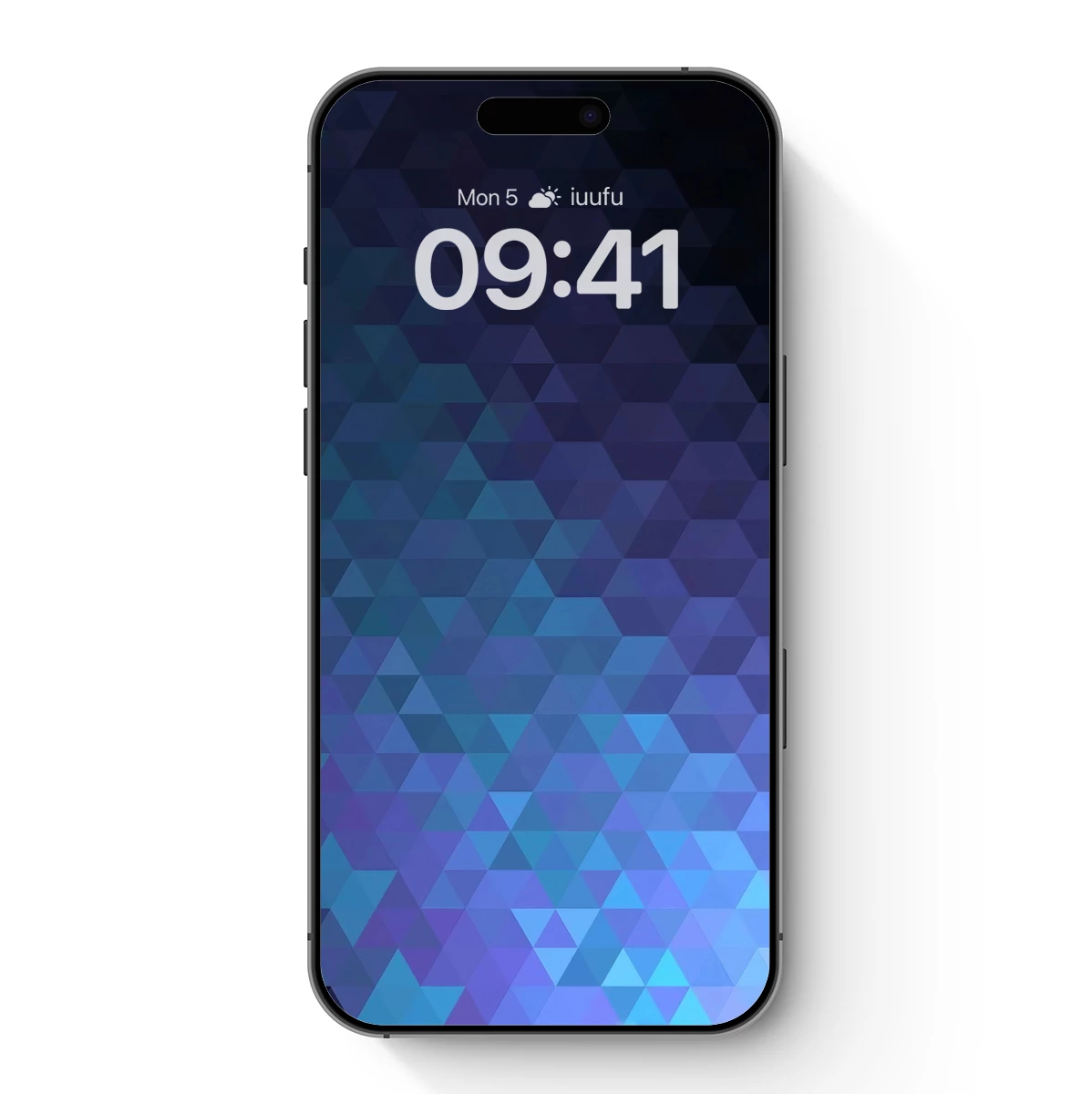 Geometric Twilight: Blue Hexagon Symphony Geometric Twilight: Blue Hexagon Symphony