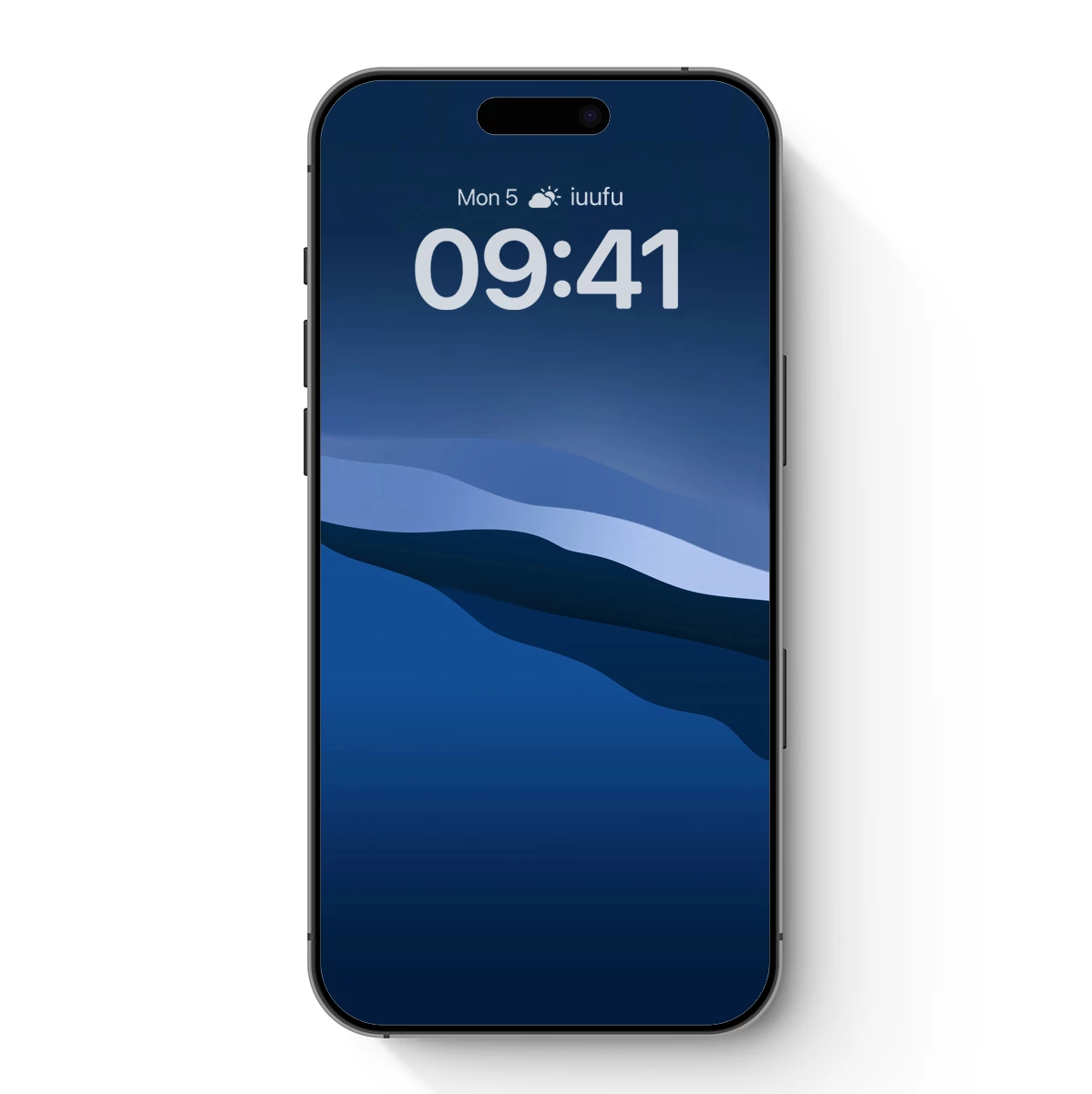 Blue Abyss: Abstract Ocean Waves