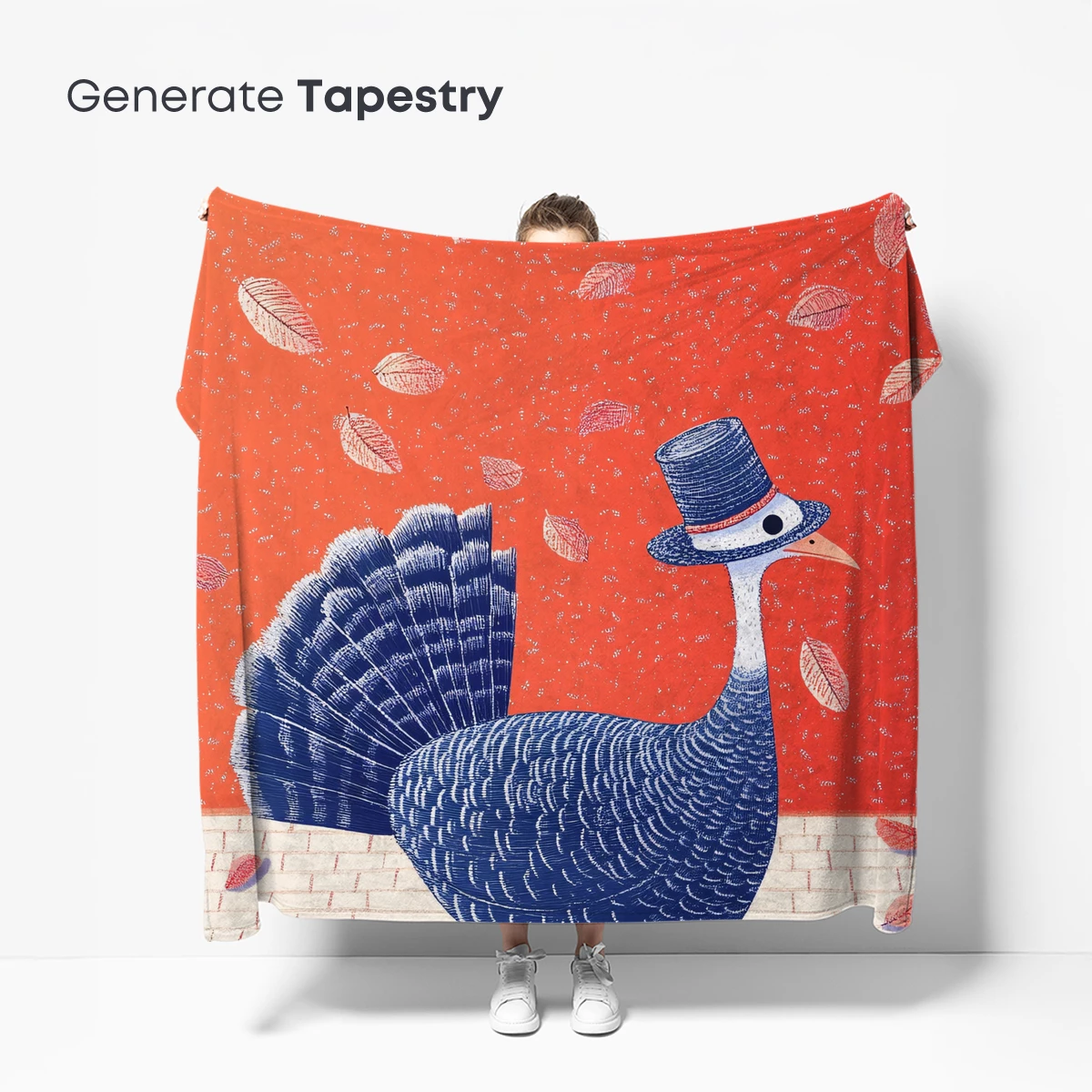 Autumnal Turkey in Top Hat: Whimsical Fall Fantasy - Image 5