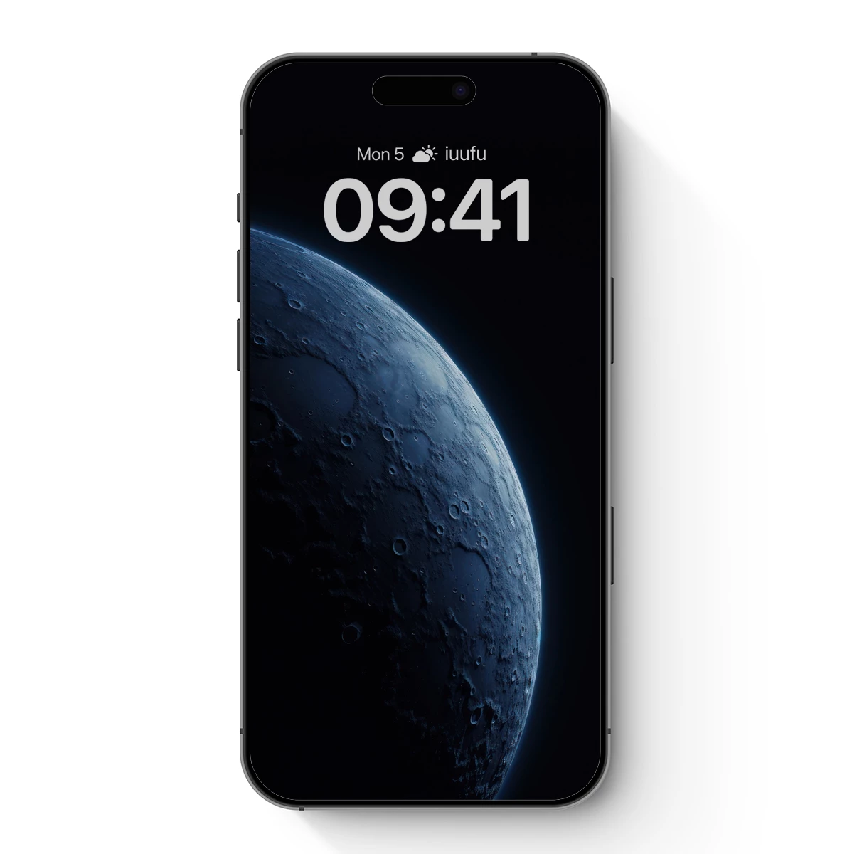 Lunar Eclipse: Cratered Moon in Midnight Blue Lunar Eclipse: Cratered Moon in Midnight Blue