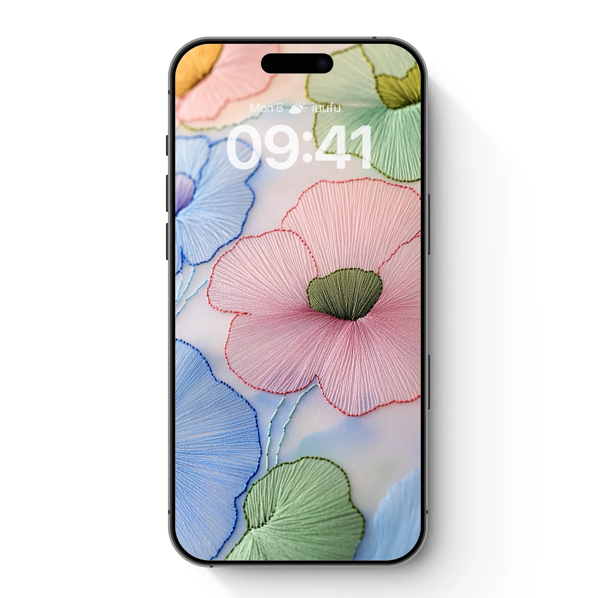 Embroidered Floral Symphony