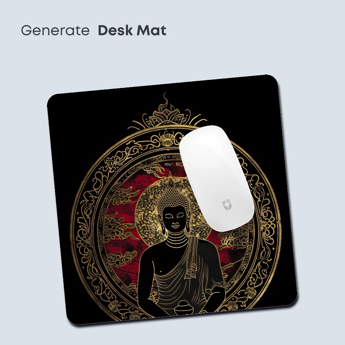 Golden Buddha in Lotus: Mystical Elegance - Image 4