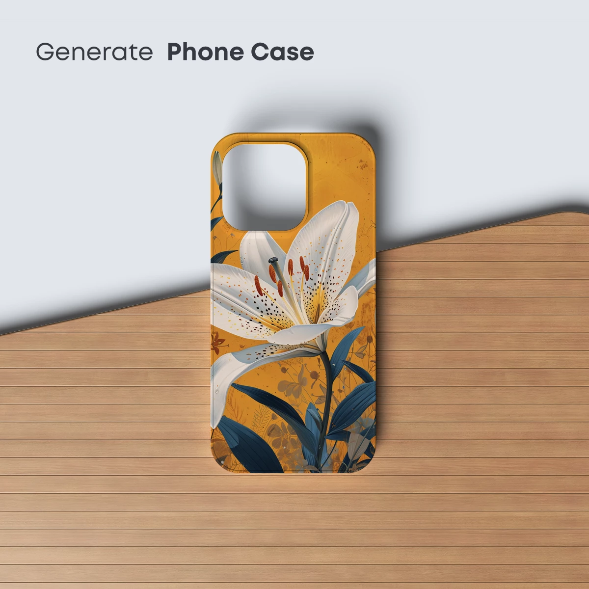 Elegant Lily Bloom in Golden Hues - Image 3