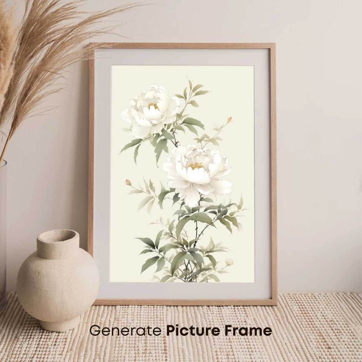 Elegant White Peonies in Soft Watercolor - Image 7