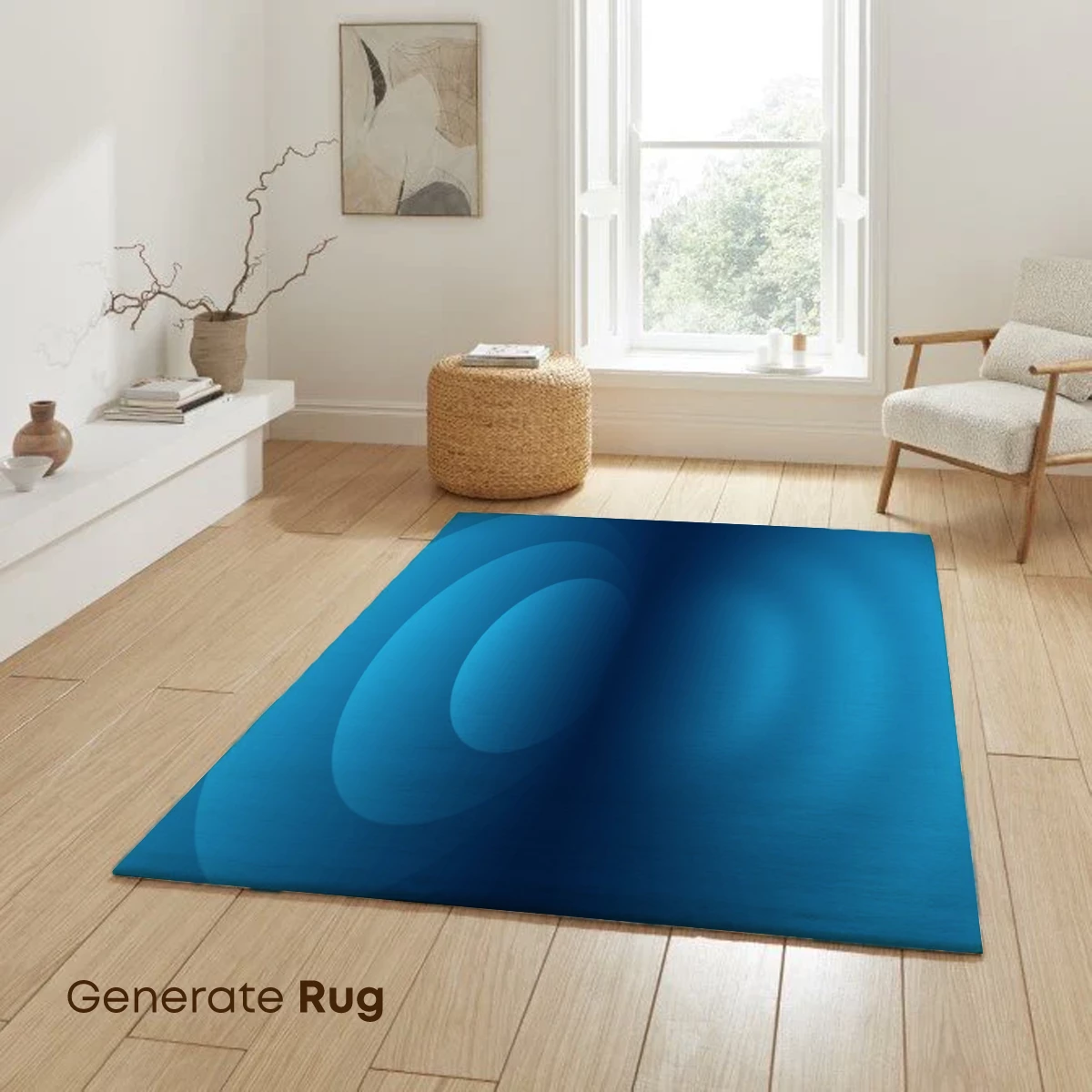 Blue Echoes: Abstract Circles in Harmony - Image 6