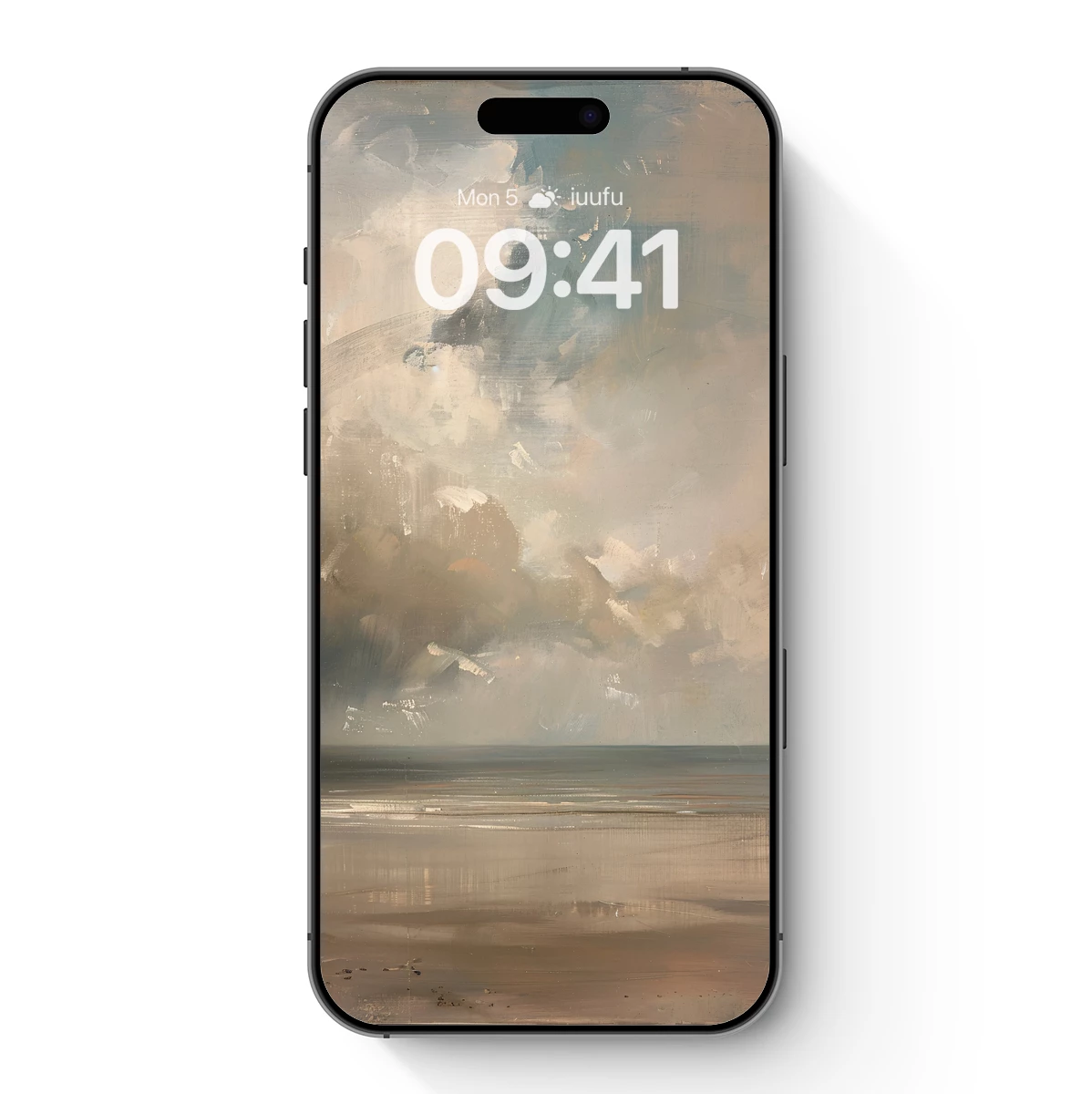Misty Horizon: Abstract Coastal Serenity Misty Horizon: Abstract Coastal Serenity