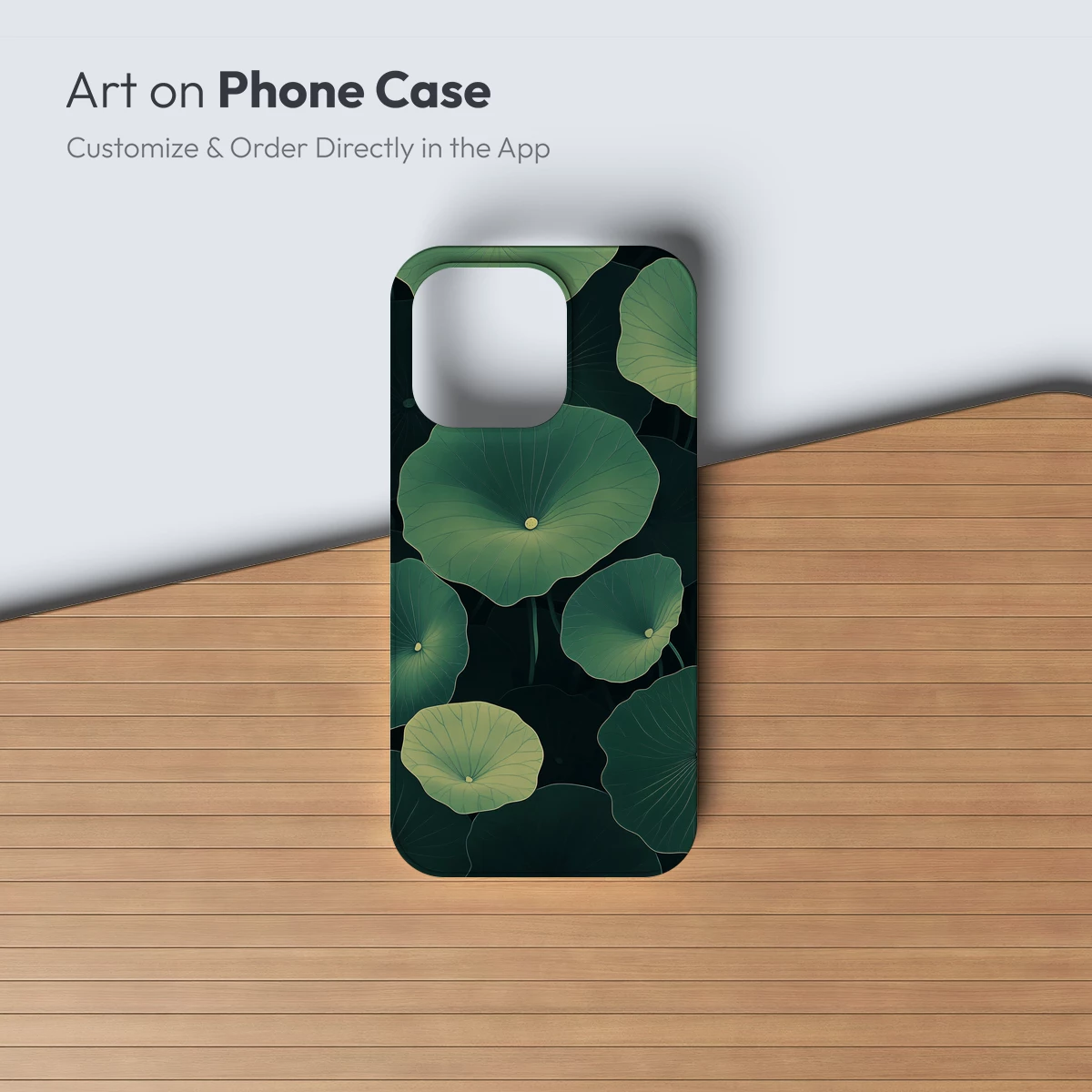 Ethereal Lotus Leaves: A Verdant Symphony - Image 3