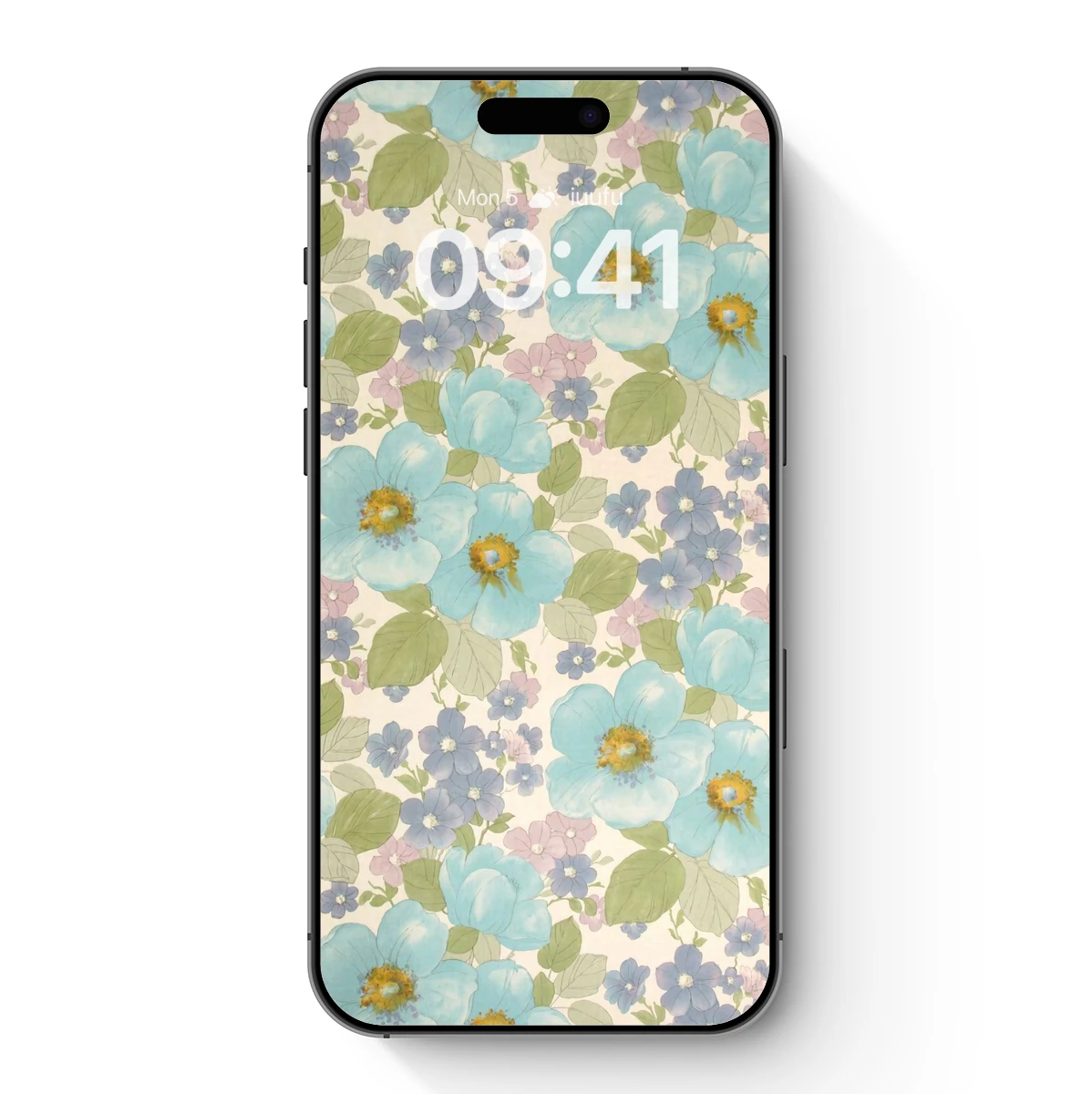 Azure Blossoms: A Watercolor Symphony