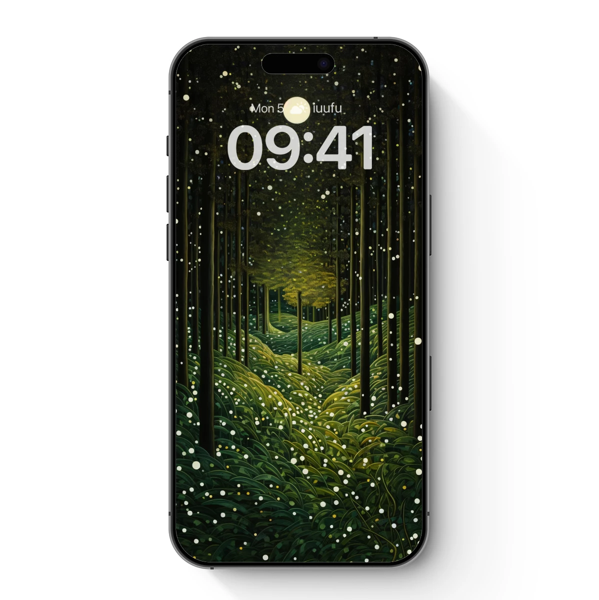 Enchanted Moonlit Forest Path