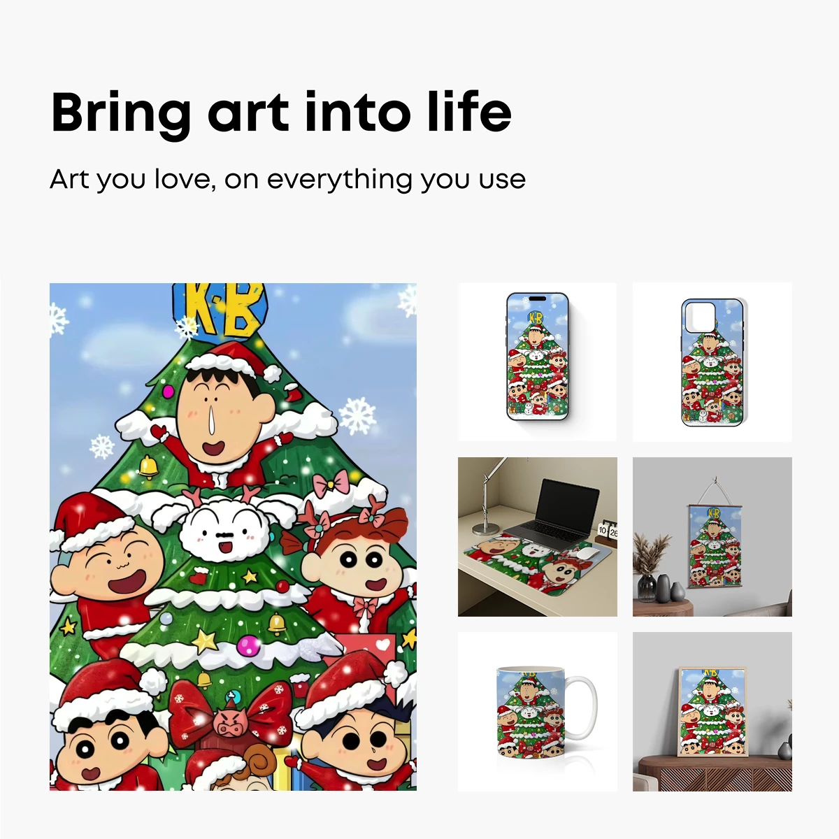 Crayon Shin-chan's Festive Christmas Tree - Image 2