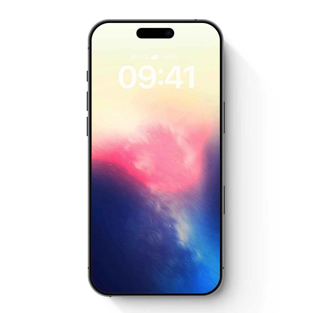 Abstract Dawn Symphony: Colorful Brushstrokes Merge