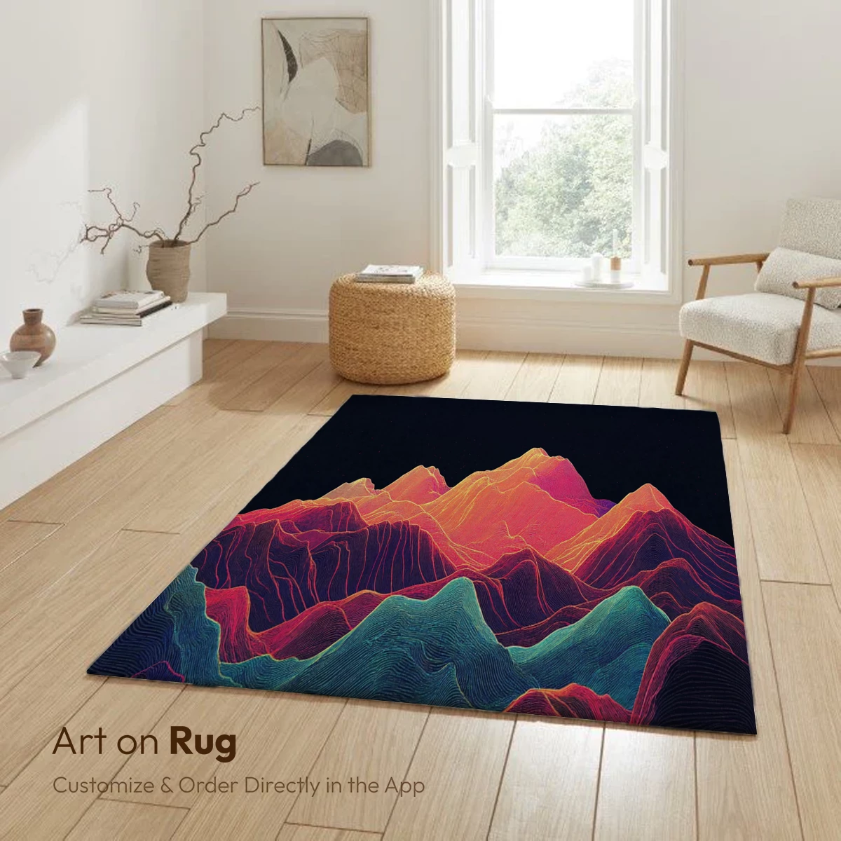 Neon Peaks: A Digital Mountain Odyssey - Image 6