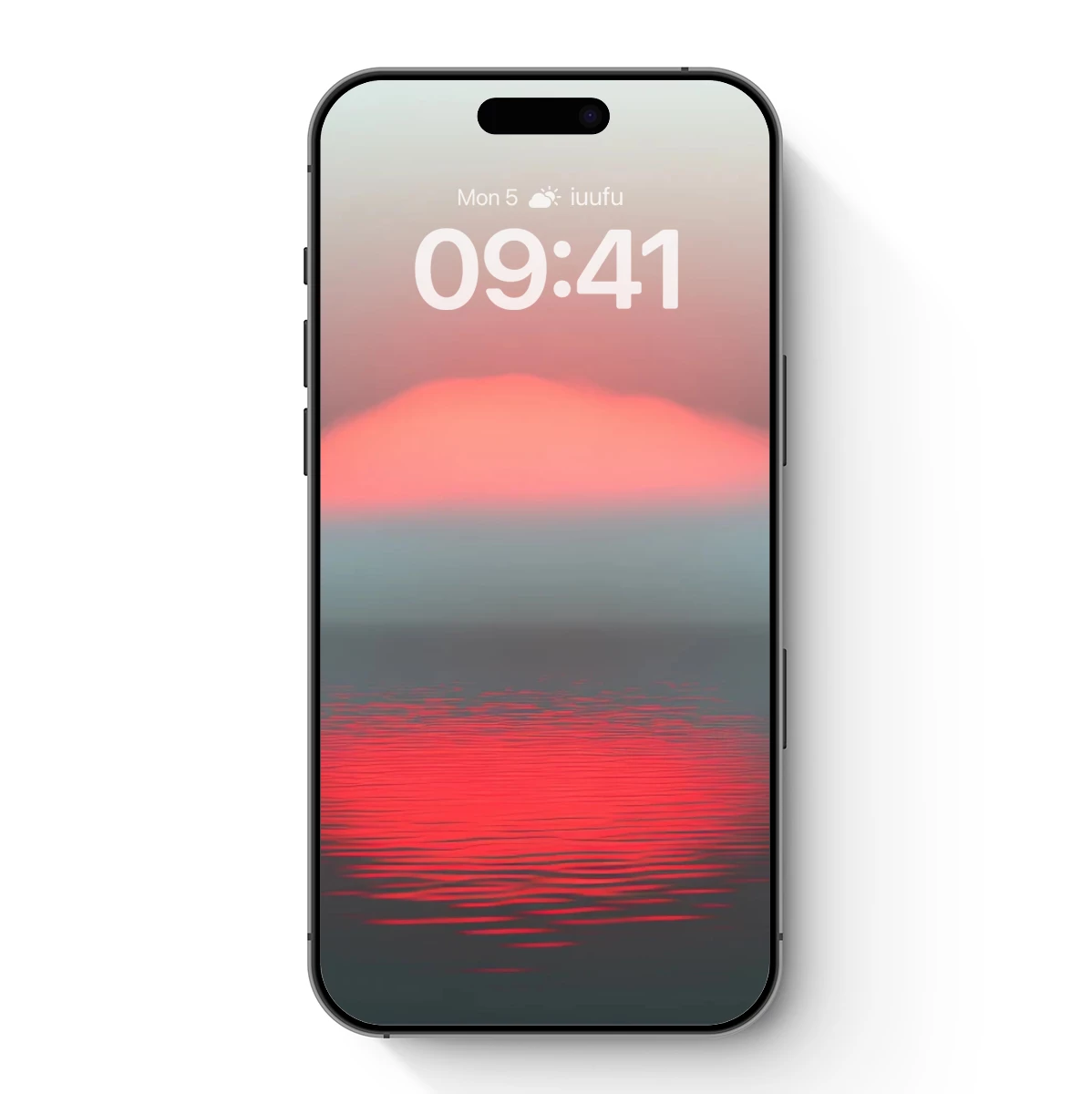 Foggy Dawn Reflection: A Tranquil Mountain Mirage