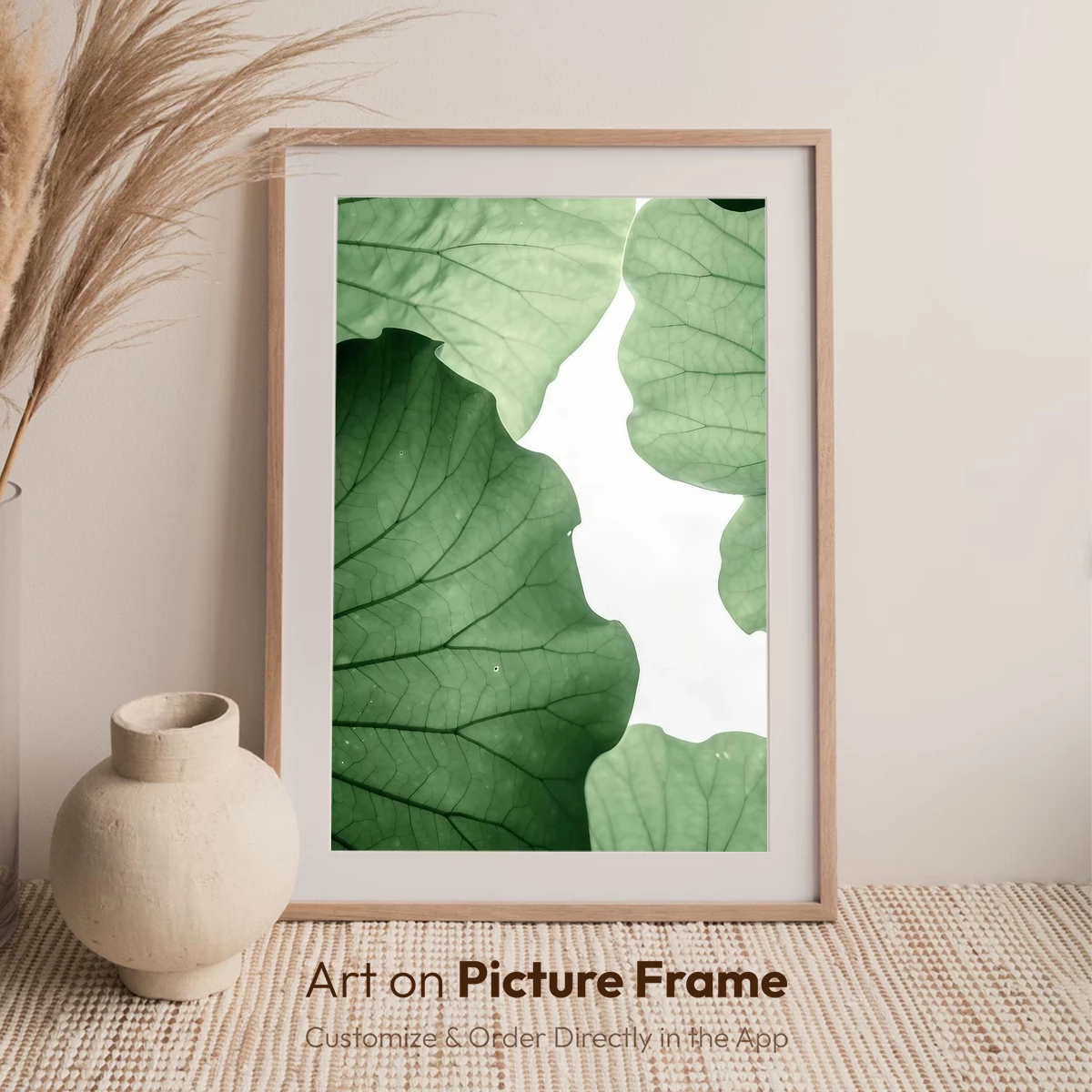 Ethereal Leaf Canopy: Nature's Abstract Embrace - Image 7