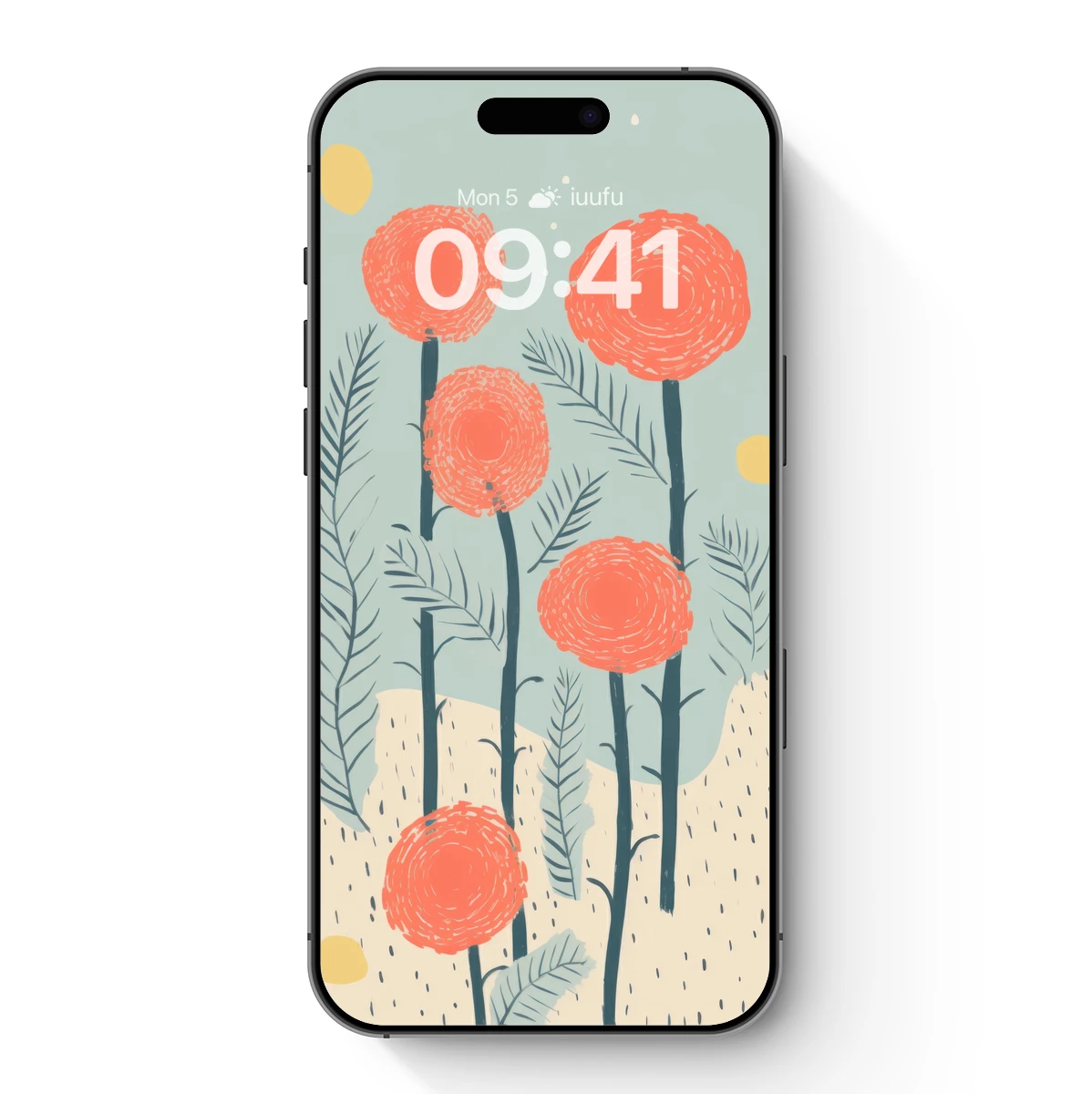 Coral Blooms in Whimsical Garden