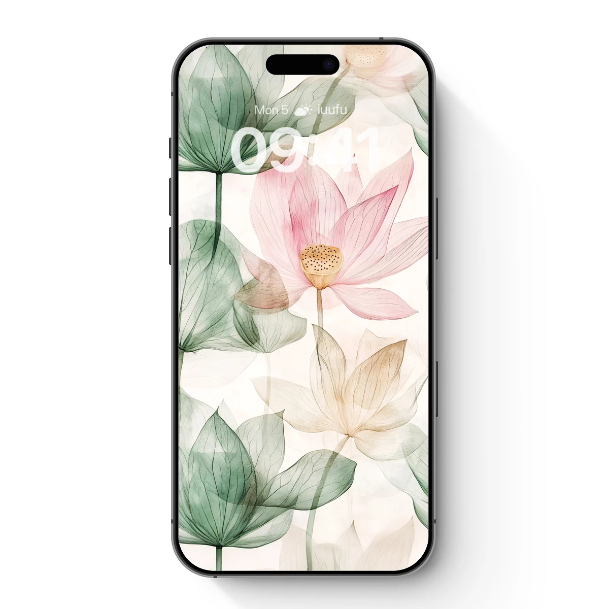 Ethereal Lotus Symphony: Watercolor Blossoms in Harmony