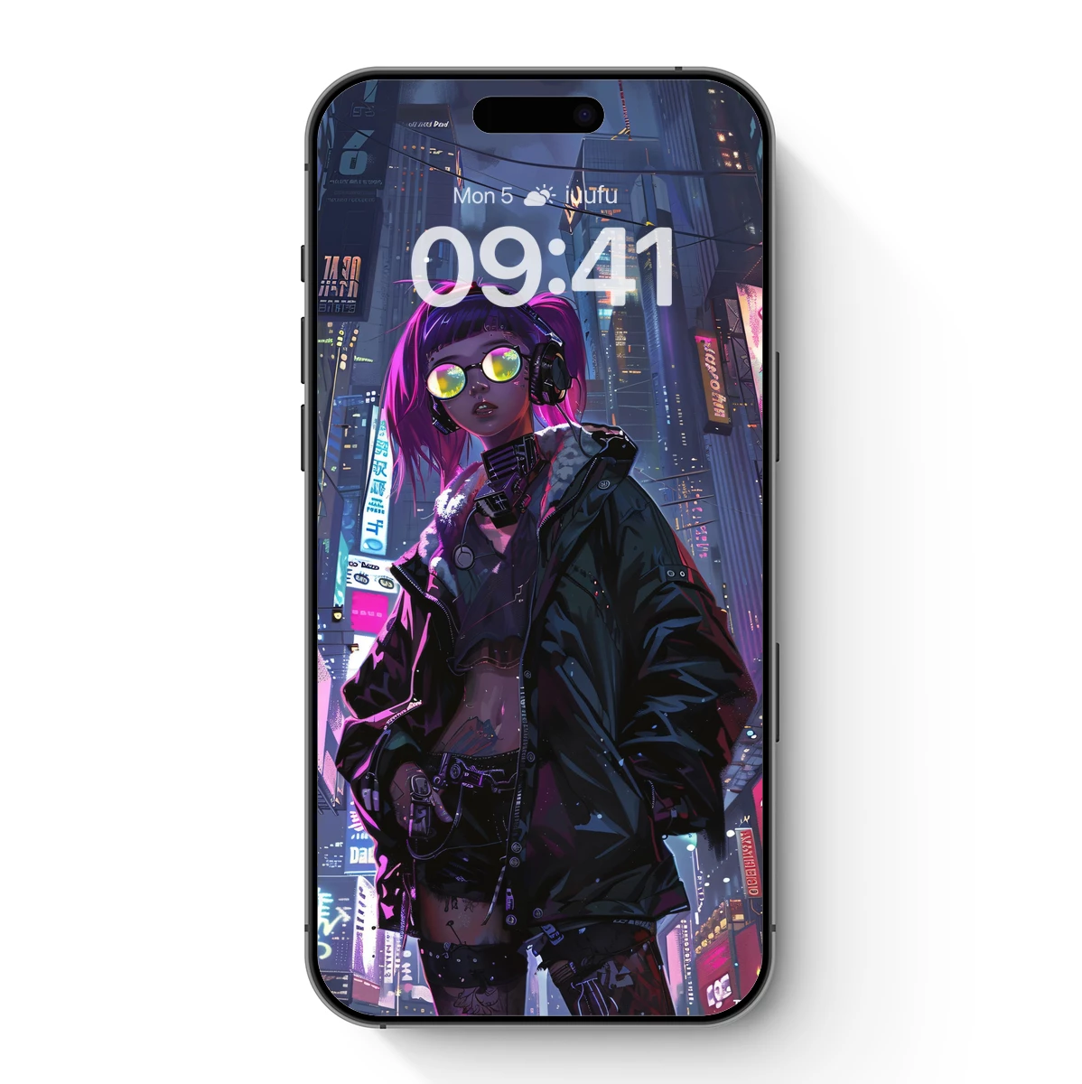 Cyberpunk Neon Warrior: Futuristic Urban Fantasy