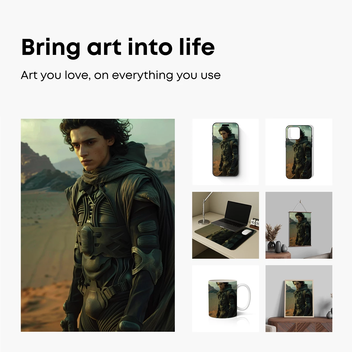 Desert Warrior in Futuristic Armor - Image 2