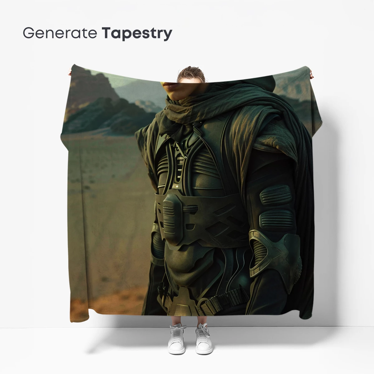 Desert Warrior in Futuristic Armor - Image 5