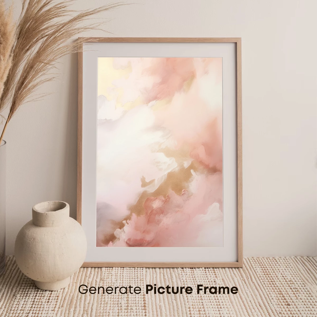 Blush Clouds and Gold Whispers - Image 7