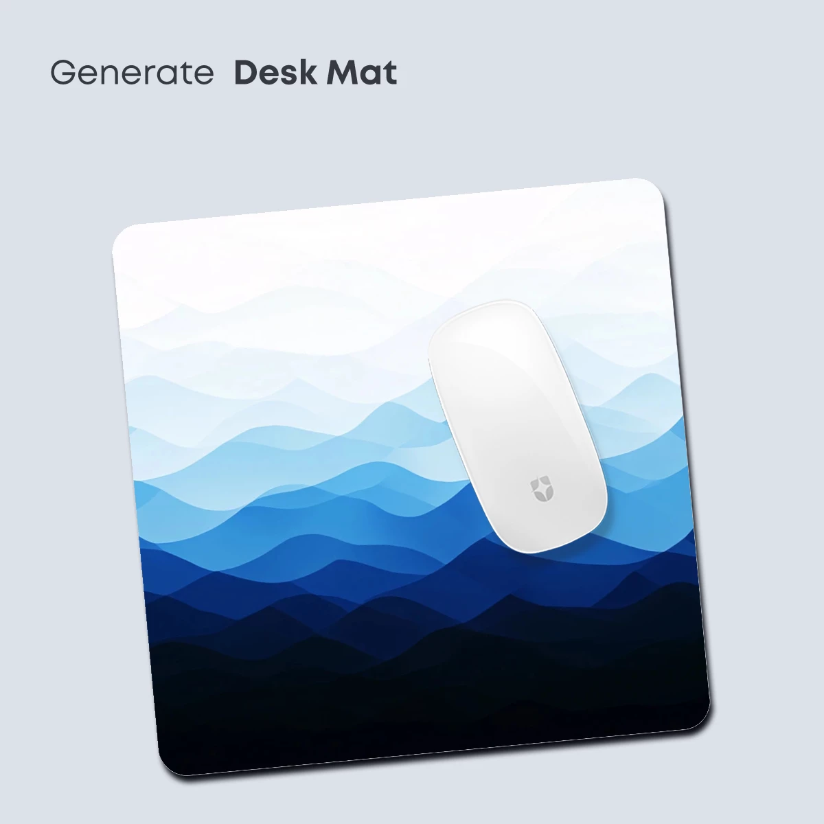 Blue Horizon Layers: Abstract Mountain Symphony - Image 4