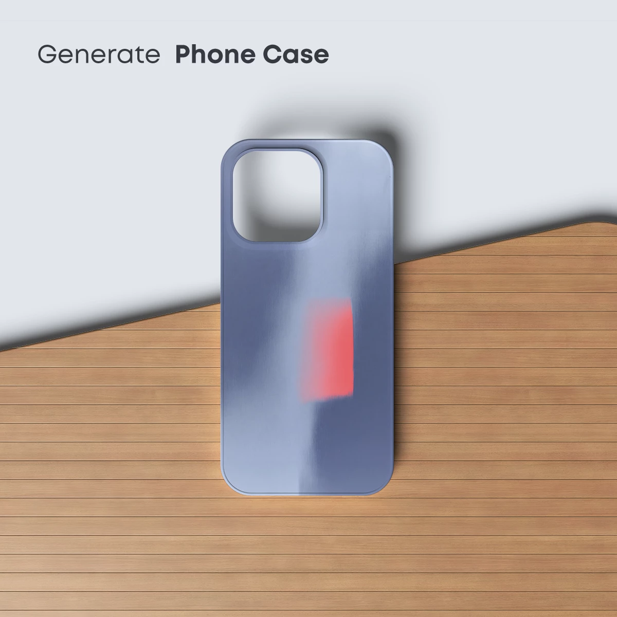 Foggy Red Rectangle: Abstract Mystery - Image 3