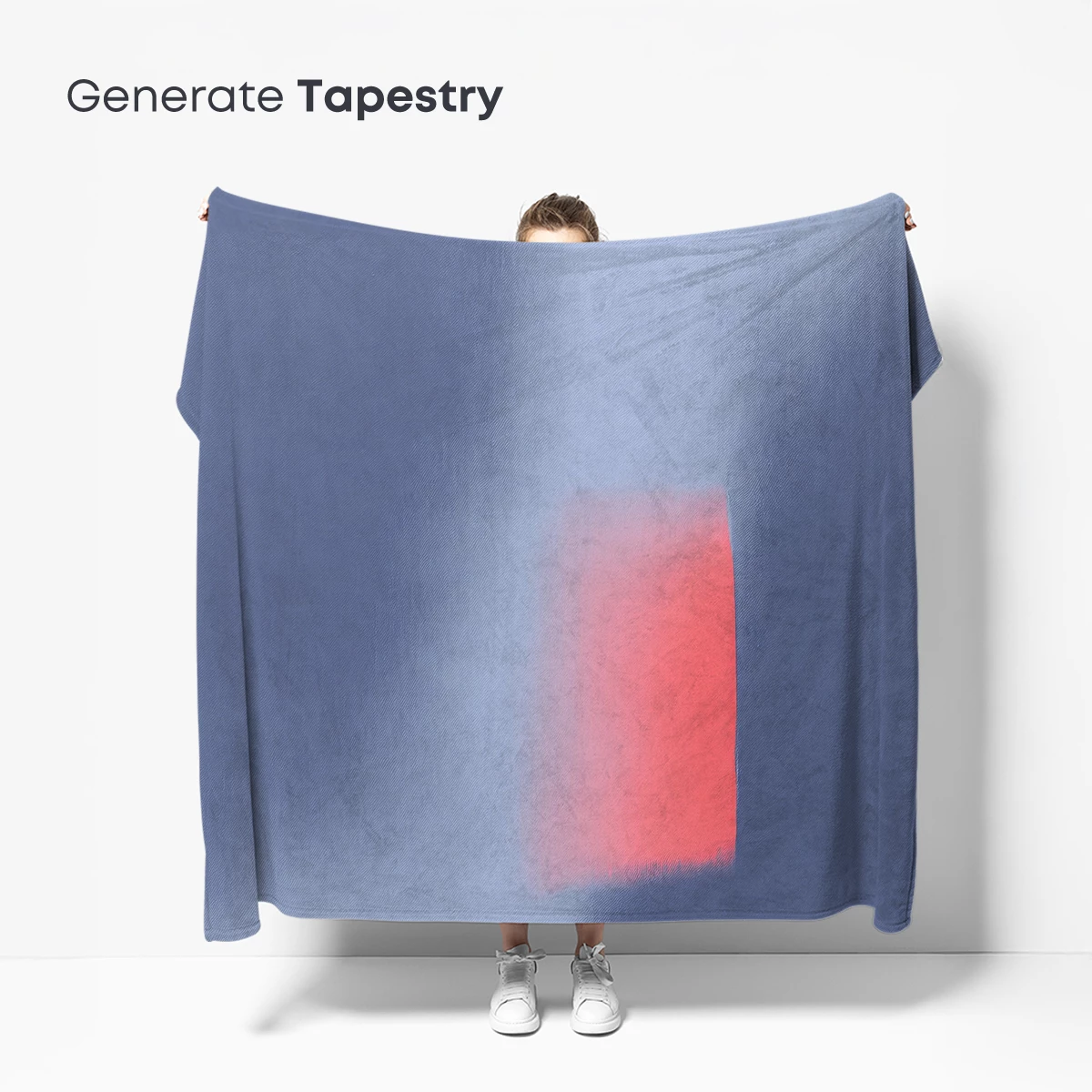 Foggy Red Rectangle: Abstract Mystery - Image 5