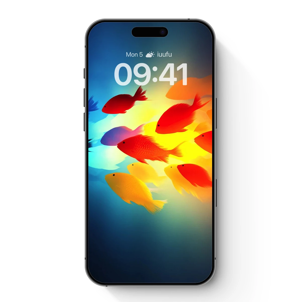 Radiant Fish Swarm: A Symphony of Light and Color