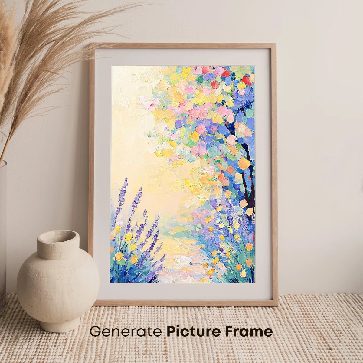 Impressionist Pathway of Blooms - Image 7