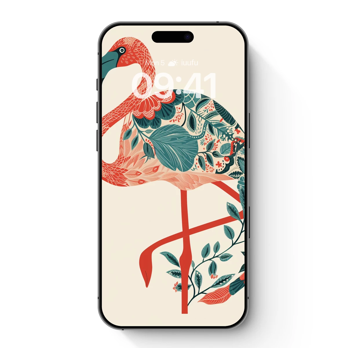 Botanical Flamingo: Nature’s Elegant Fusion Botanical Flamingo: Nature's Elegant Fusion
