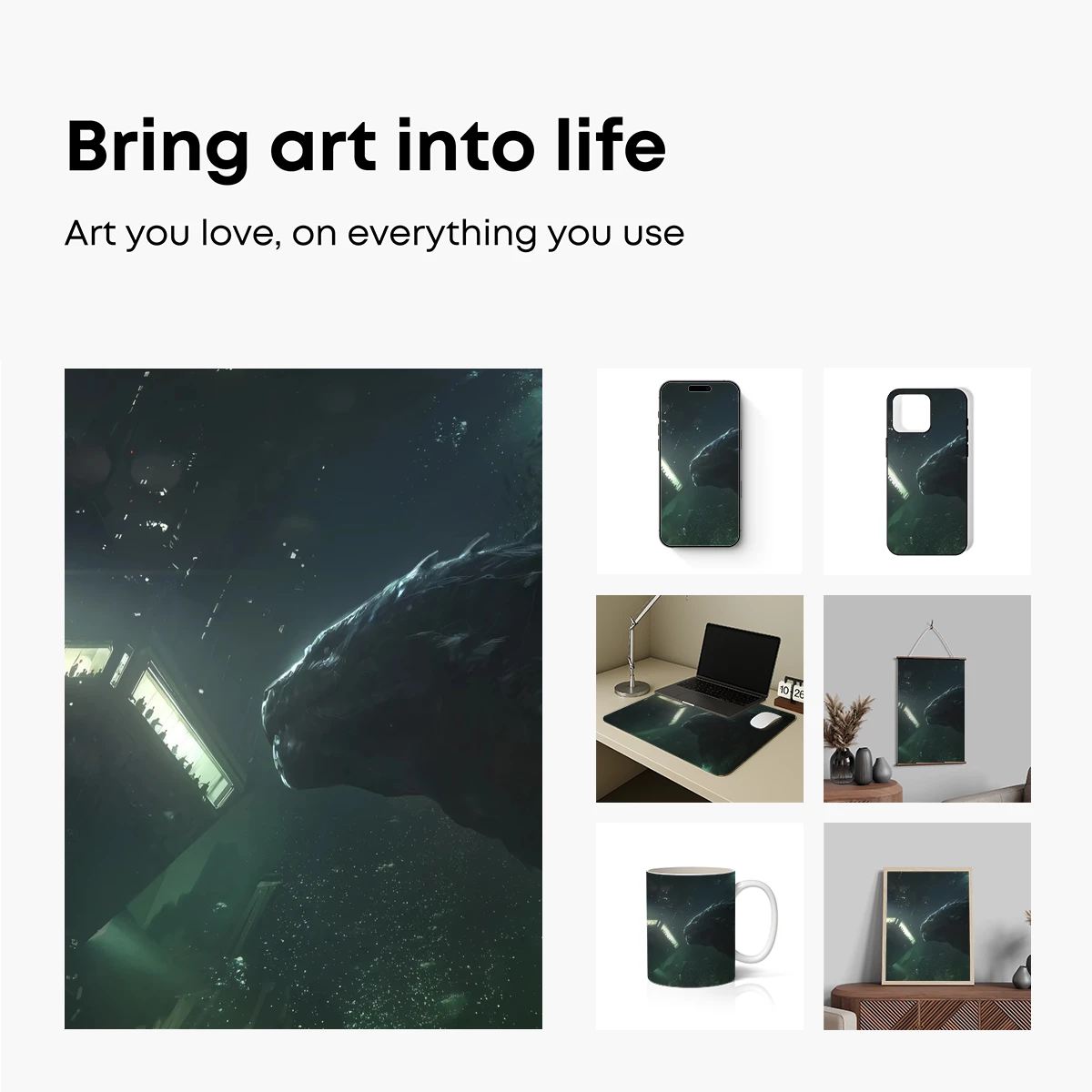 Colossal Beast in Urban Abyss - Image 2