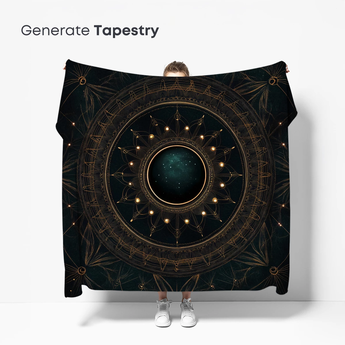 Celestial Mandala: Golden Symmetry in Cosmic Depth - Image 5