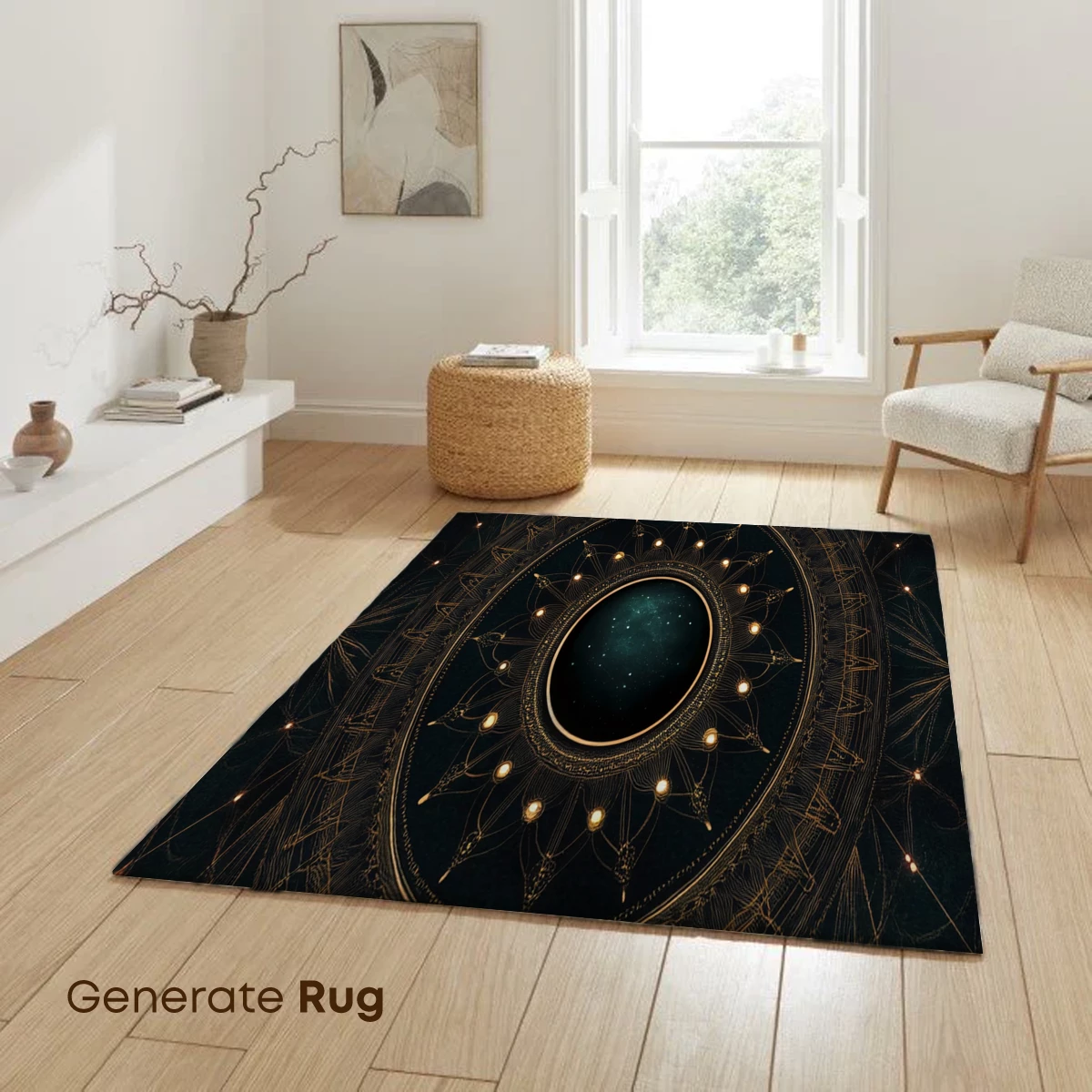 Celestial Mandala: Golden Symmetry in Cosmic Depth - Image 6