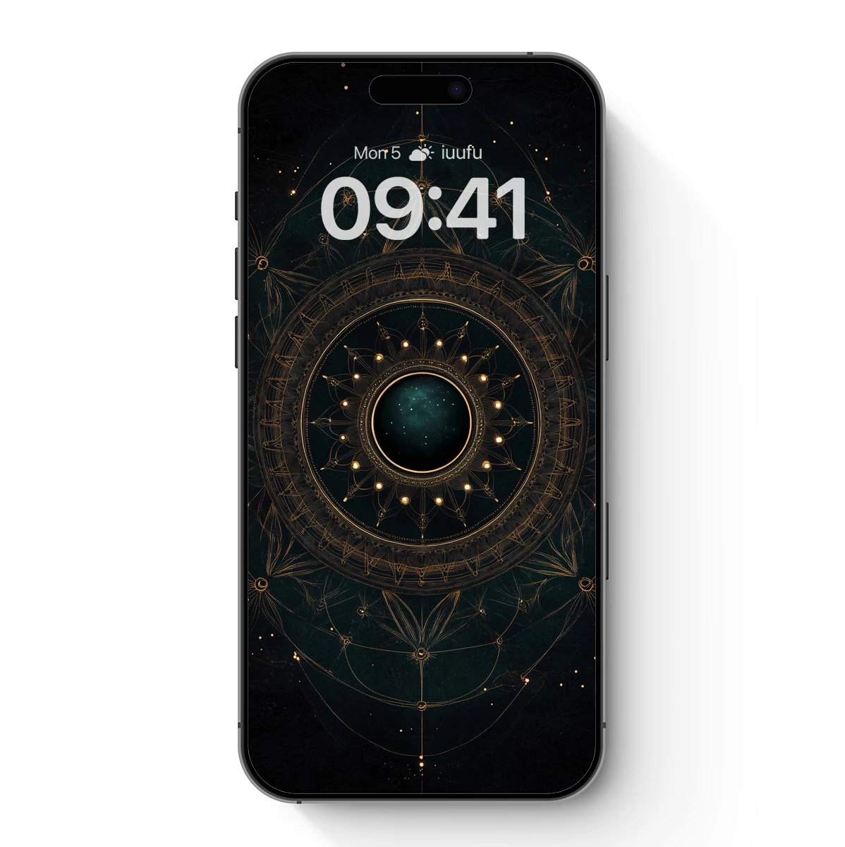 Celestial Mandala: Golden Symmetry in Cosmic Depth