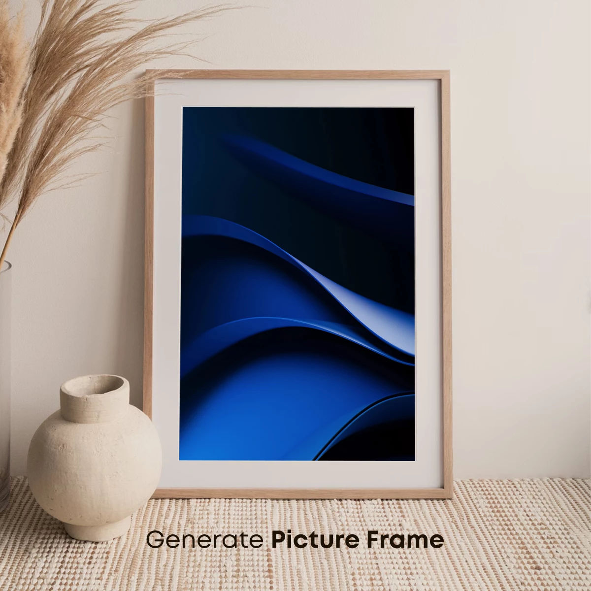 Ethereal Blue Waves: A Digital Symphony - Image 7