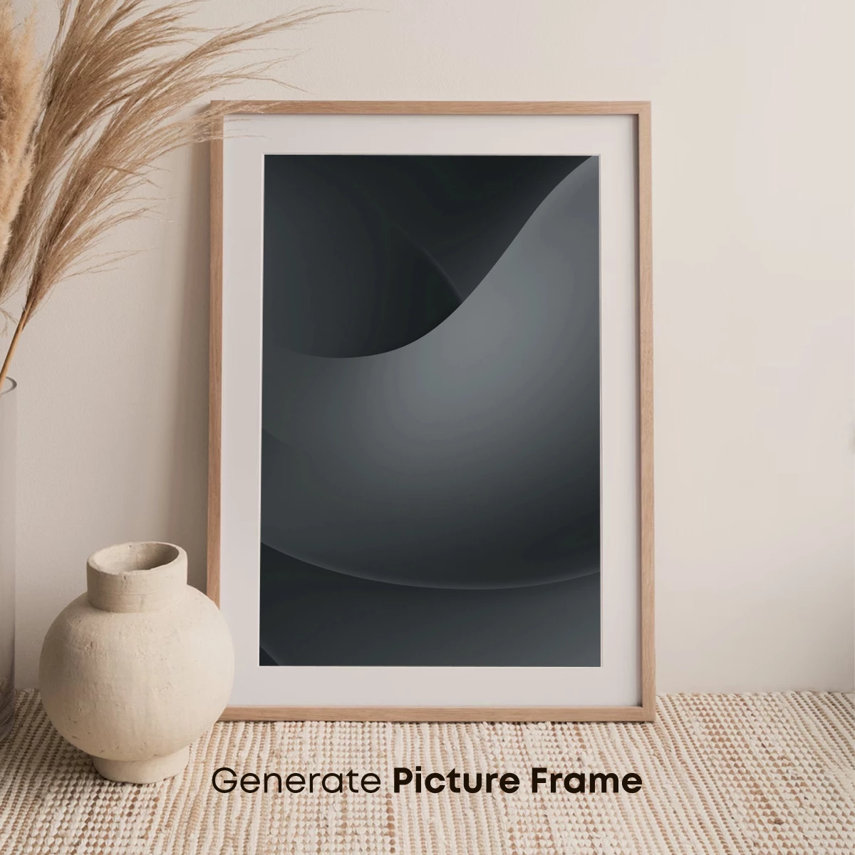 Elegant Shadow Waves: A Study in Monochrome Depth - Image 7