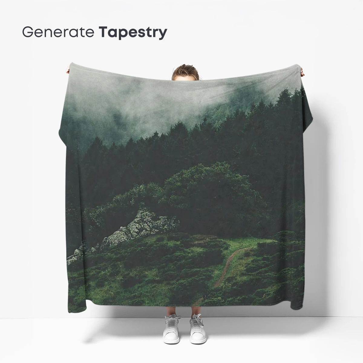 Misty Mountain Path: A Journey Through Fog and Forest - Image 5