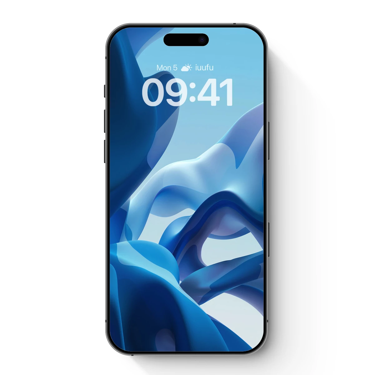 Fluid Blue Elegance: Abstract Sculptural Waves