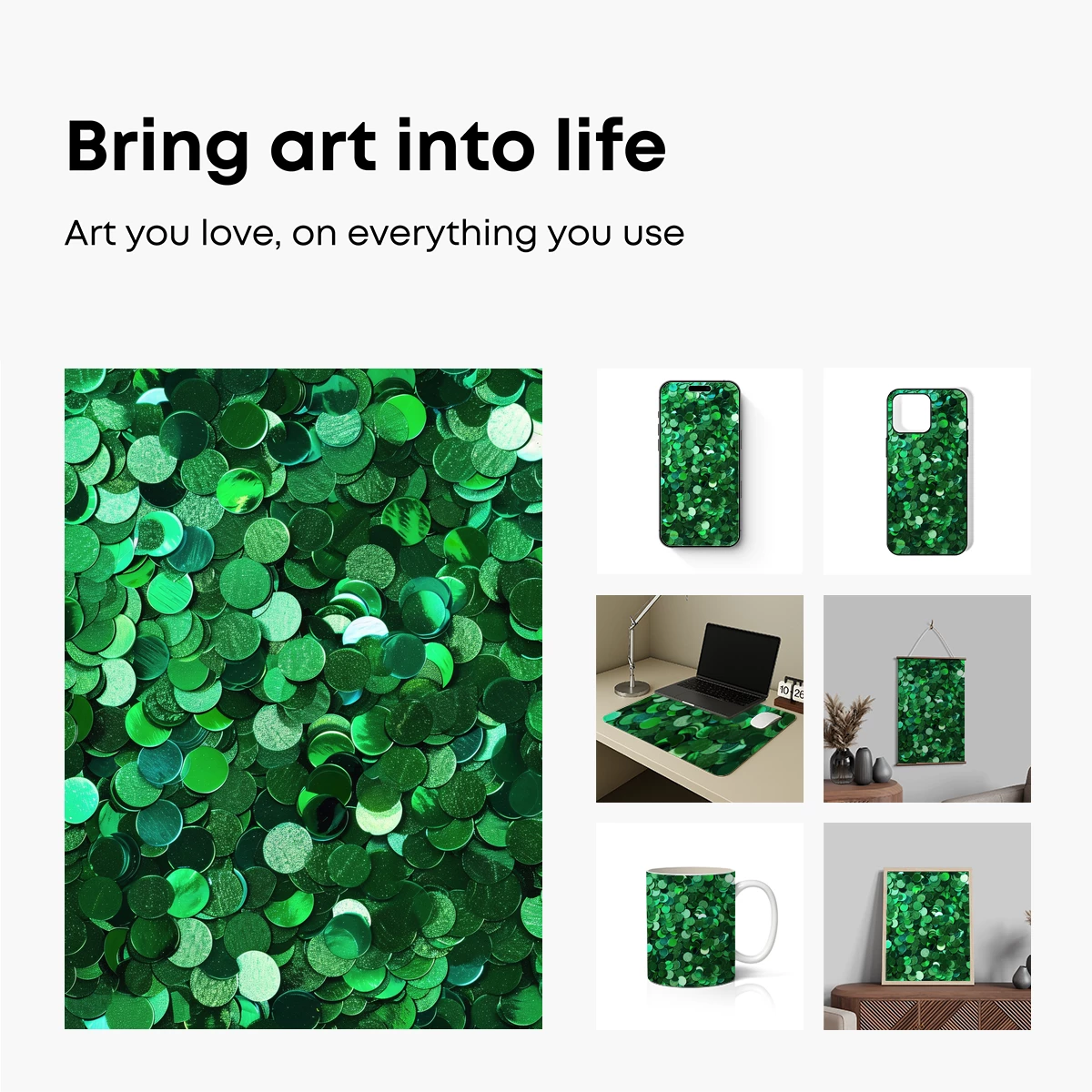 Emerald Sequin Symphony - Image 2