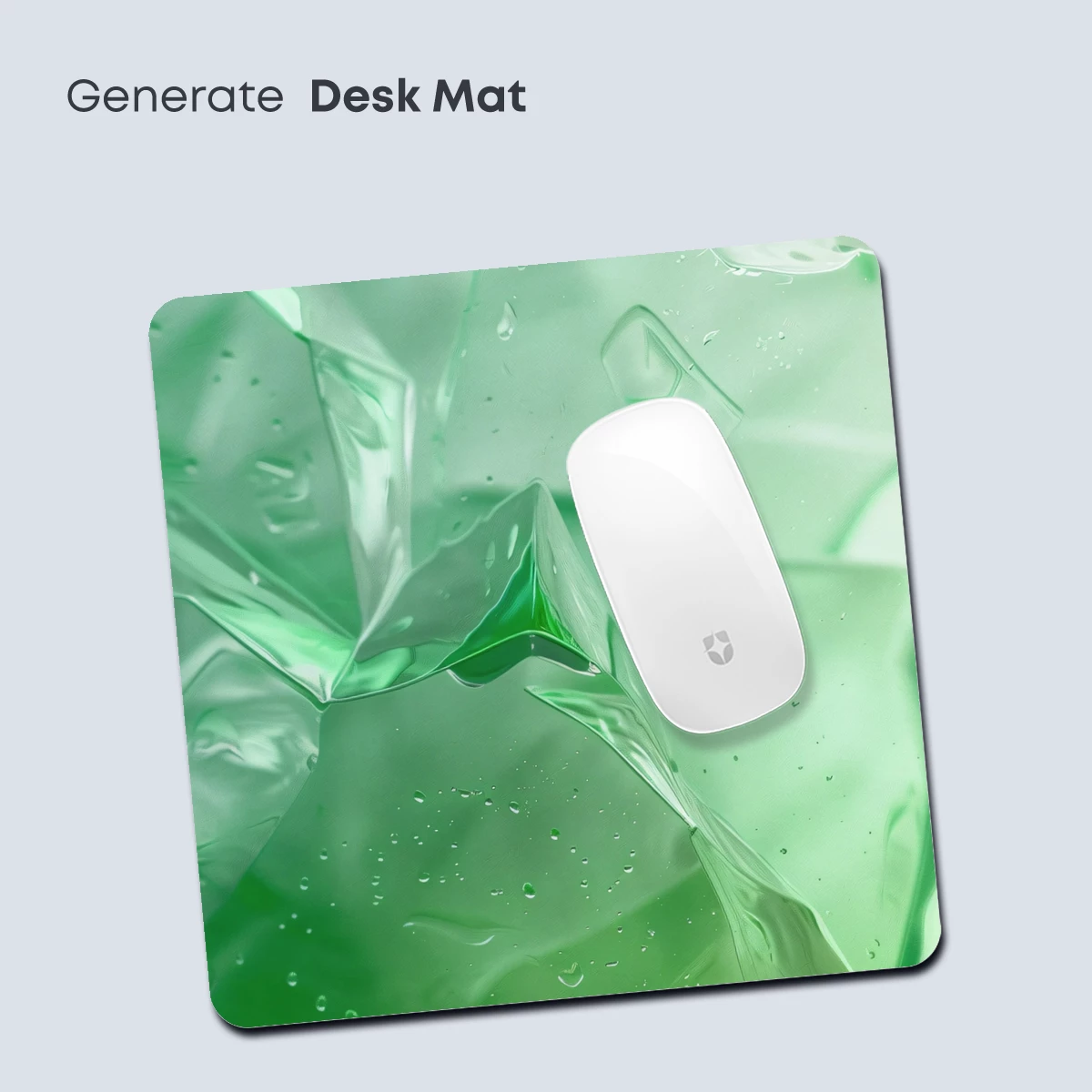 Emerald Crystal Waves: A Fluid Sculpture in Green - Image 4