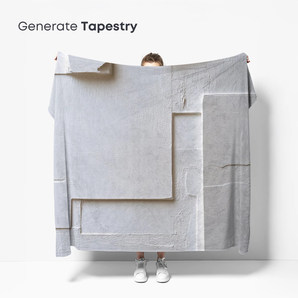 Abstract White Canvas Layers - Image 5