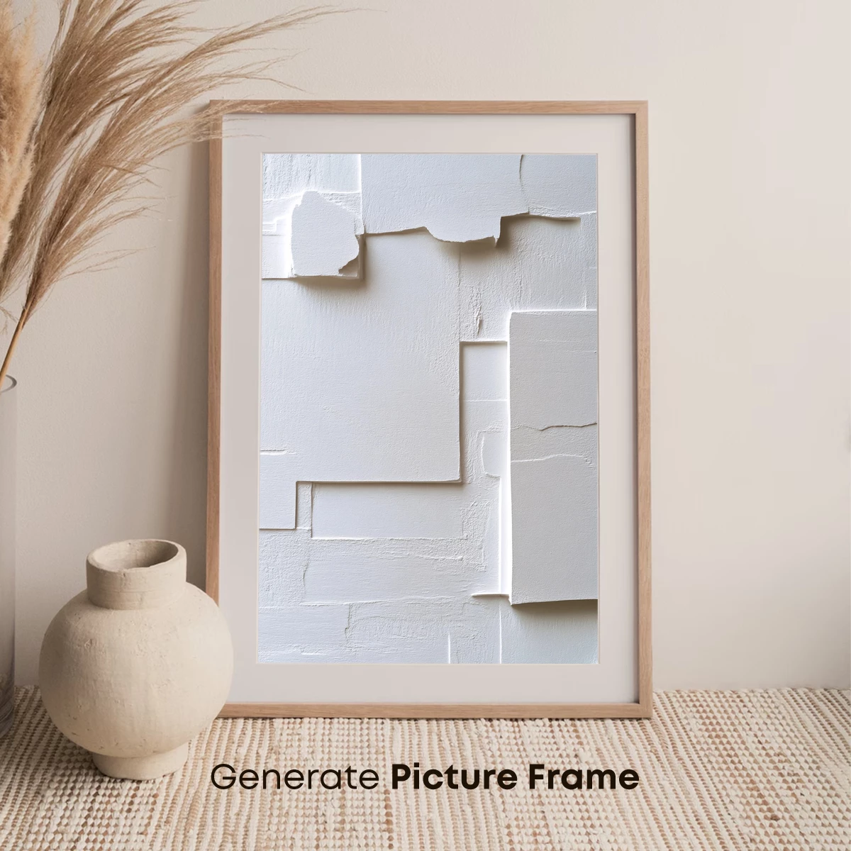 Abstract White Canvas Layers - Image 7