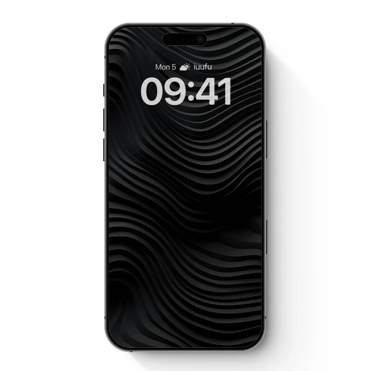 Elegant Black Waves: A Symphony of Shadows