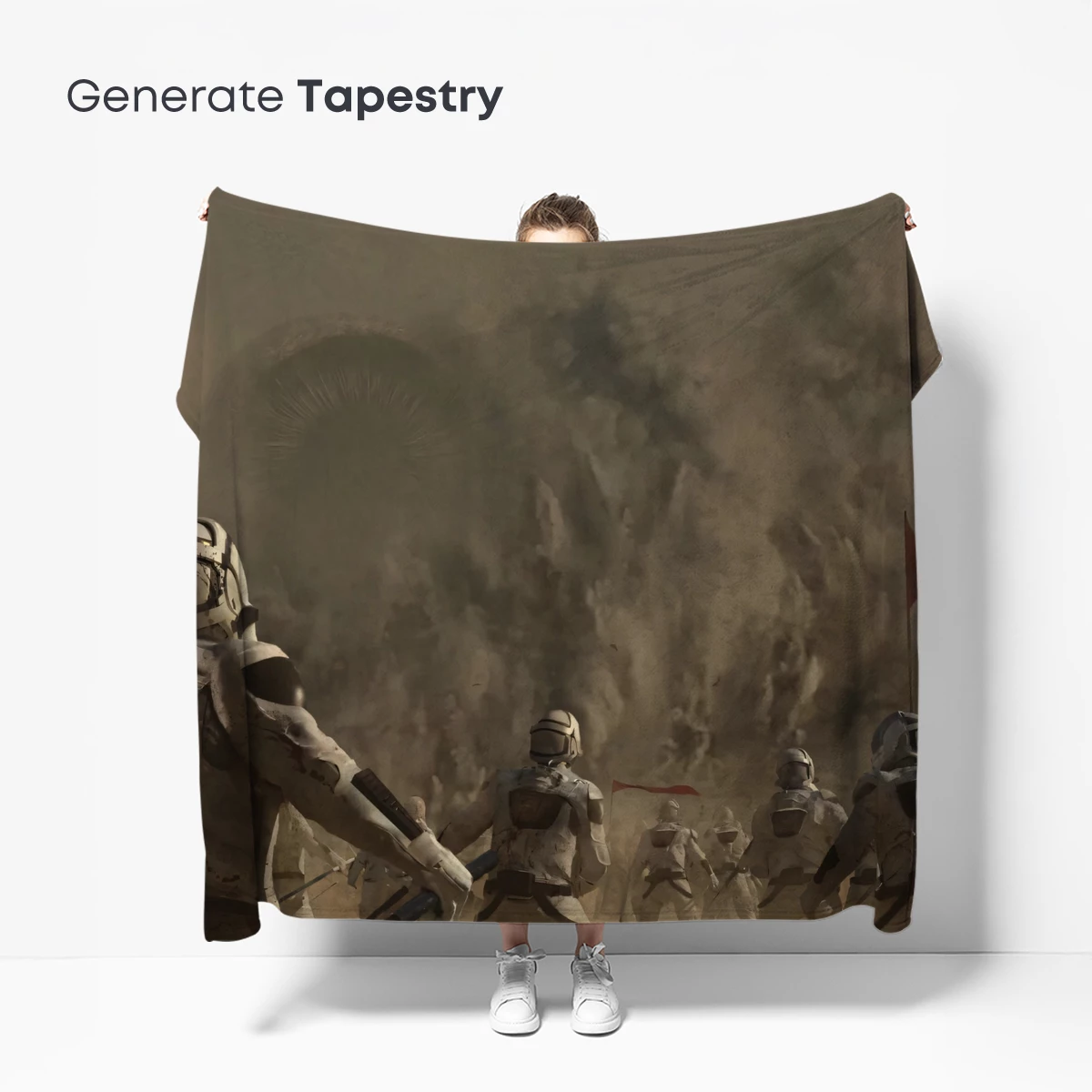 Desert Crusaders: Futuristic Knights in Dust Storm - Image 5