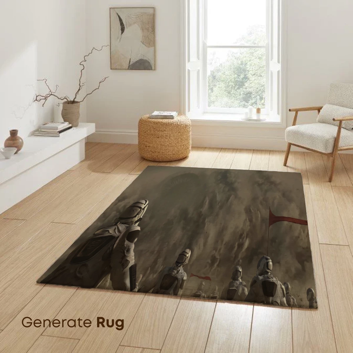 Desert Crusaders: Futuristic Knights in Dust Storm - Image 6